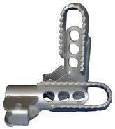 Hornig Footrest lowering set, stainless steel | 4672016
