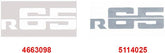 Hornig Sticker R65 silver | 5114025