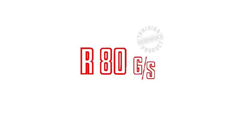 Hornig / ホーニグ ピン Sticker "R 80 G/S" red for BMW R80G/S | 5114498