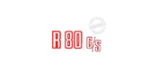 Hornig / ホーニグ ピン Sticker "R 80 G/S" red for BMW R80G/S | 5114498