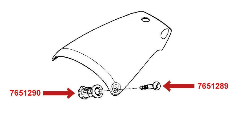 Hornig / ホーニグ ピン Locking for seat cover for BMW R1100S | 7651290
