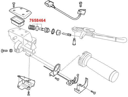 Hornig Maintenance kit, piston, anodised | 7658464