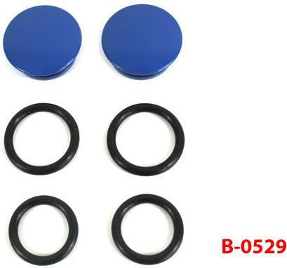Hornig Rear frame covers blue (2 pieces) | B-0529