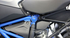 Hornig Covers Suspension Mounting blue (2 pieces) | B-0533