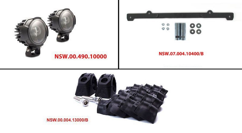 Hornig / ホーニグ ピン Additional lights for BMW R1200GS LC (2013-2018) | NSW.00.490.10000