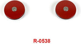 Hornig Frame Covers - Engine Mounting rear red (2 pieces) | R-0538