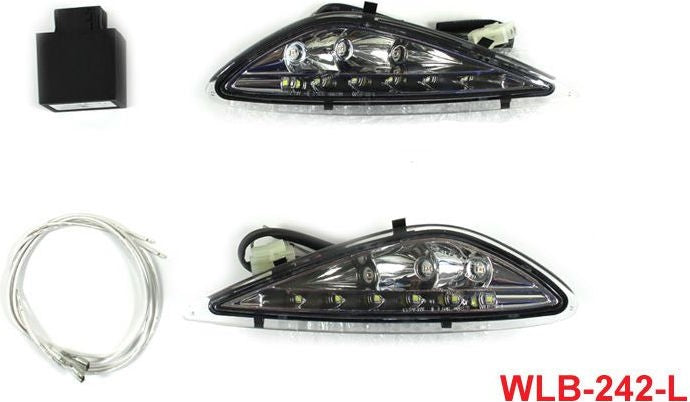 Hornig LED turning signals, clear | WLB-242-L