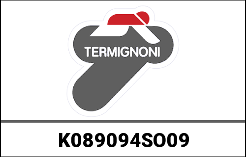Termignoni SLIP ON CONICAL BLACK + LINK, STAINLESS STEEL, TITANIUM, Racing, Without Catalyzer | K089094SO09