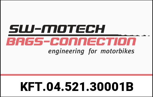 SW Motech PRO side carrier. Black. KTM 790 Adv/ R, 890 Adv/ R 890 SM T. | KFT.04.521.30001/B