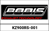 Bodis MGP-N, Slip-On, Stainless Steel Black for KAWASAKI Z900RS (2018-2019) | KZ900RS-001