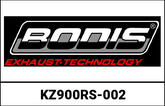 Bodis MGP-N-GEX, Slip-On, Stainless Steel Black for KAWASAKI Z900RS (2018-2019) | KZ900RS-002