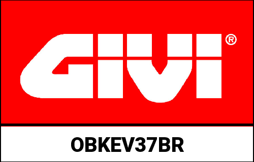 GIVI Aluminum side case Trekker Outback EVO 37, black Right, 37 liters / SMART SECURITY LOCK | OBKEV37BR