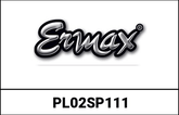 ERMAX Top Plate En Abs Black (+Visserie ) For Support De Plaque Aluminium Ermax Xsr 700 2016-2019 | PL02SP111
