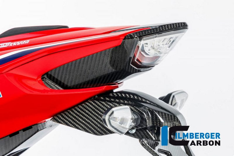 Rear light cover under side Carbon