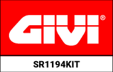 GIVI Mounting kit for top case carrier SR1194 | SR1194KIT