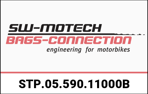 SW Motech Frame slider kit. Black. Suzuki GSX-8S (22-). | STP.05.590.11000/B