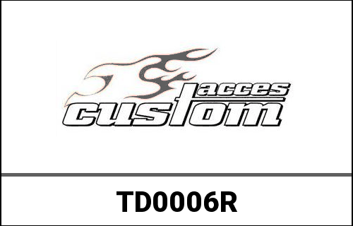 Custom Acces Small Saddlebag Spare Parts, Right Red Reflector, Red | TD0006R
