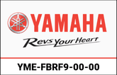 Yamaha Reflective Rim Sticker For 1 Wheel (Front) | YME-FBRF9-00-00