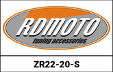 RD Moto Handlebar Riser Silver | ZR22-20-S