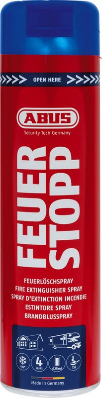 ABUS Fire Extinguishing Spray Fire Stop Afs625 | 85727