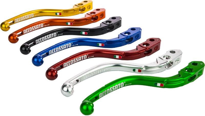 Accossato Spare part fix brake lever for and Brembo radial master cylinders, Red colour, distance: 16 mm - 18 mm - 19 mm - 20 mm – 21mm, PRS (17 -18-19)