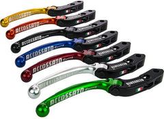 Accossato Spare part folding clutch lever for and Brembo radial master cylinders, Green colour, distance: 16 mm - 18 mm, PRS (15-16-17)