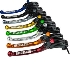 Accossato folding brake lever for Nissin radial master cylinders
