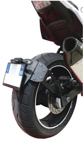 License Plate Holder And Mudguard