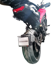 License Plate Holder And Mudguard