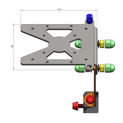 Side Mount License Plate Bracket