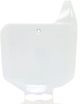 FRONT NUMBER PLATES, White