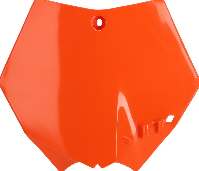 FRONT NUMBER PLATE, ORANGE