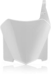 FRONT NUMBER PLATE, White