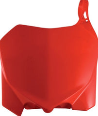 FRONT NUMBER PLATE, RED