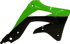 RADIATOR SCOOPS, GREEN/BLACK