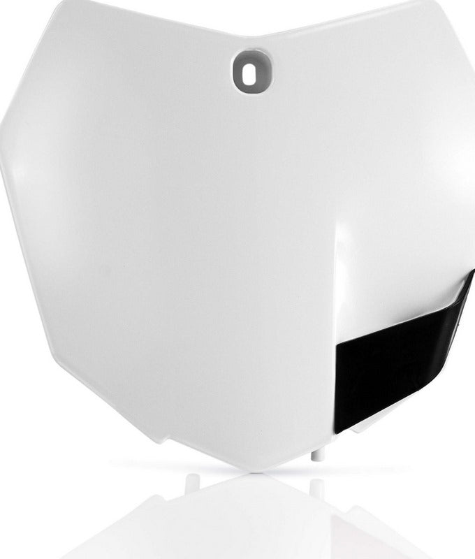 FRONT NUMBER PLATE, WHITE