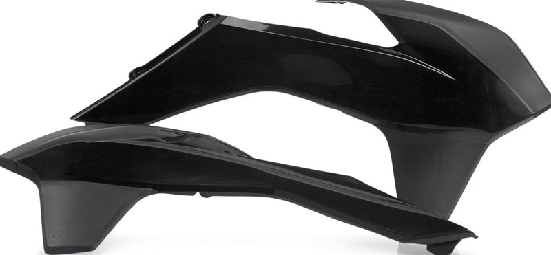 RADIATOR SCOOPS, BLACK
