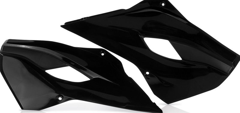 RADIATOR SCOOPS, BLACK