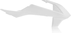 RADIATOR SCOOPS, WHITE