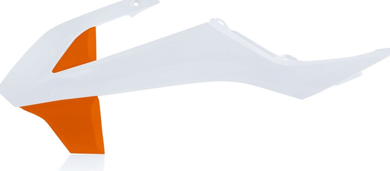 RADIATOR SCOOPS, WHITE 2/ORANGE