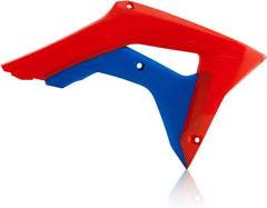 RADIATOR SCOOPS, RED/BLUE