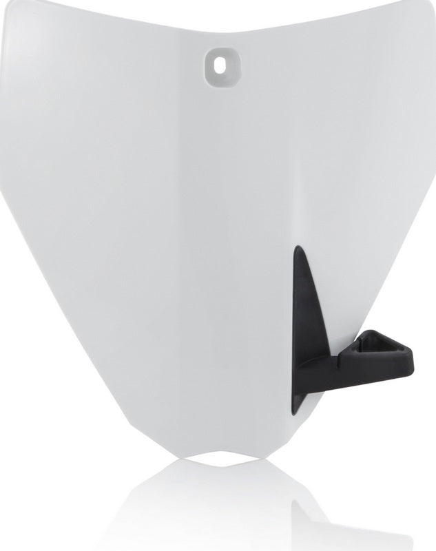 FRONT NUMBER PLATE, WHITE