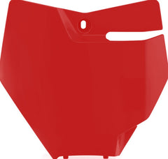FRONT NUMBER PLATE, RED