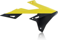 RADIATOR SCOOPS, YELLOW/BLACK