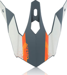 STEEL JUNIOR / ECLIPSE VISOR, ORANGE/GREY