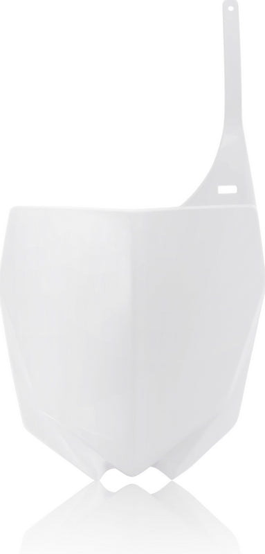 FRONT NUMBER PLATE, WHITE