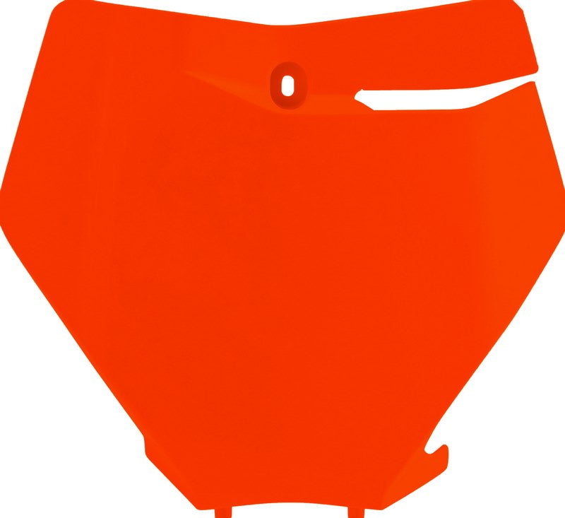 FRONT NUMBER PLATE, ORANGE 2