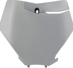 FRONT NUMBER PLATE, GREY