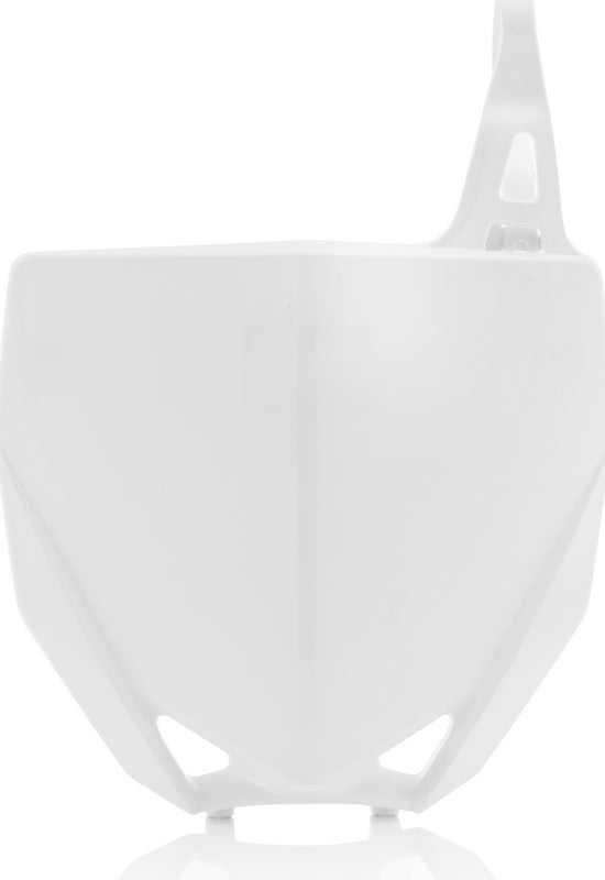 FRONT NUMBER PLATE, WHITE