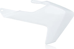 RADIATOR SCOOPS, WHITE